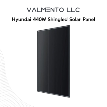 Hyundai 440W Shingled Black Solarmodul